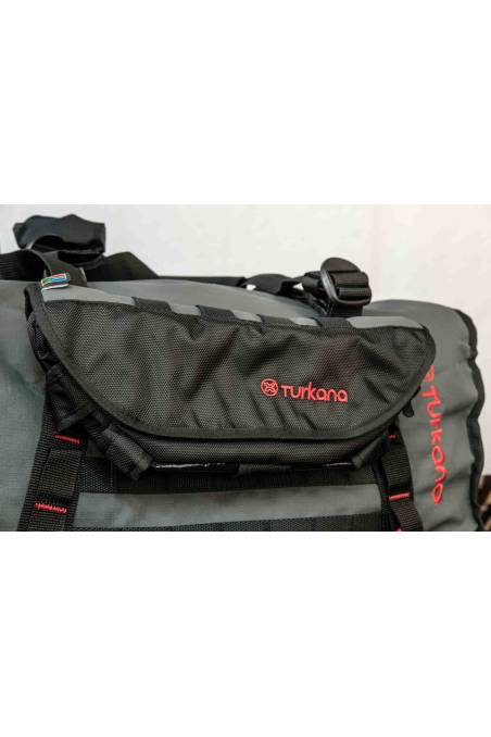 PelliPouch Turkanagear handle bar motorcycle luggage, frame bag pouch valuable items easy access. Water resistant. MOLLE