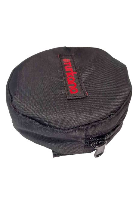 TowRantula tow recovery rope for motorcycles adventure enduro. Packed in ripstop bag attached to motorcycle frame easy reach