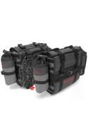 Turkana Gear HippoHips 30L Saddlebags Hybrid Plate Mounted Panniers Adventure Side view MOLLE PALS