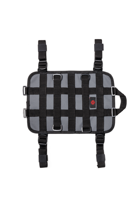GeckoGrip Tail Bag Base Harness. Universal fit motorcycle MOLLE PALS different size and volume bags.