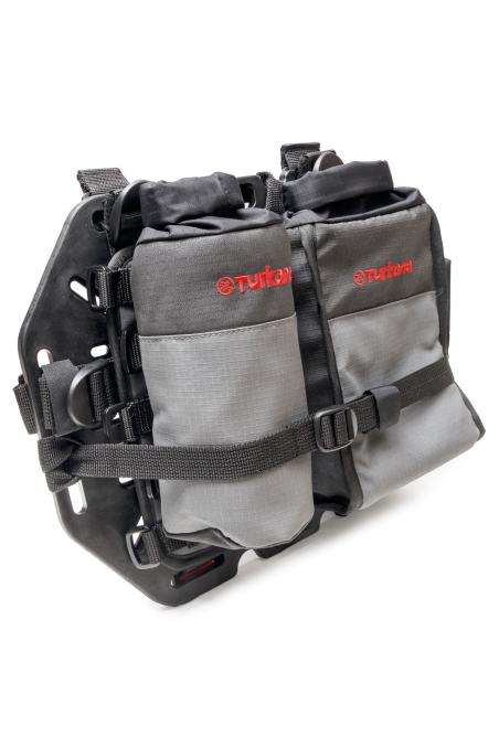Turkana GeckoGrip Modular base fit to the HippoHips hard plate. Quick release or fit harness for motorcycle adventures