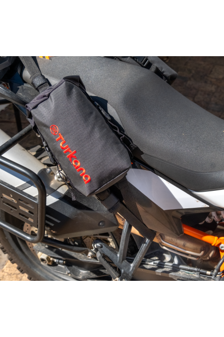 Bullfrog 3L Pannier tank & tail motorbike enduro adventure waterproof roll top easy access.