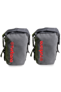 2 x Bullfrog 3L Pannier tank & tail motorcycle enduro adventure waterproof roll top pouches
