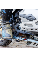 TowRantula tow recovery rope for motorcycles adventure enduro. Roll up small into pocket bag.