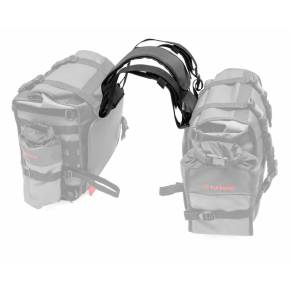 Turkana Gear HippoHips Classic Hybrid soft motorbike panniers Over-the-seat Throw-over strap set.