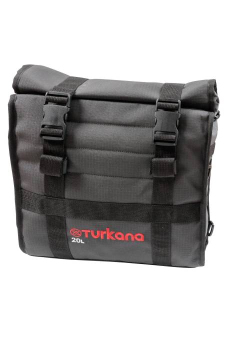 Turkana Gear HippoHips 20L Saddlebags Hybrid Panniers Adventure Side view MOLLE PALS