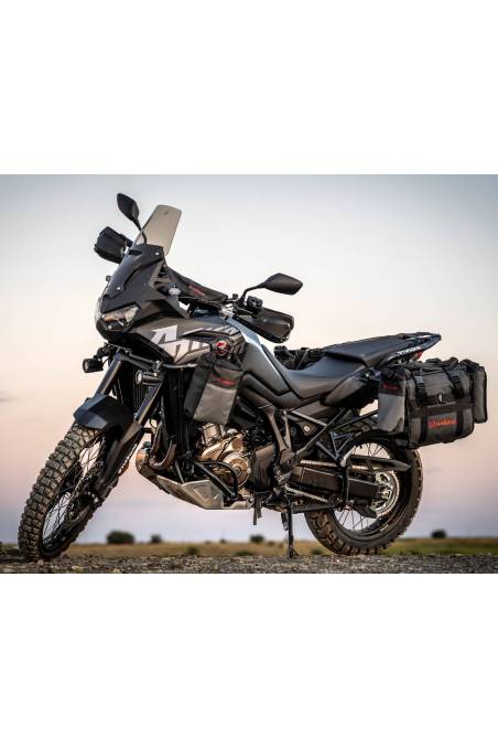 Turkana Gear HippoHips 30L Saddlebags Hybrid Touring Motorbike Panniers Adventure Honda Africa Twin