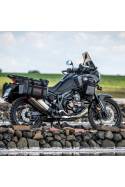 Honda Africa Twin soft panniers adventure motorcycles 30L HippoHips Hybrid Classic waterproof dustproof dry bags.