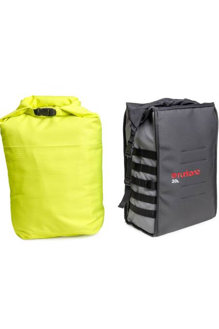 Turkana 20 litre Trek-Bag Roll Top Waterproof enduro Adventure Motorcycle soft Luggage panniers
