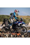 TurkanaGear madmule rackless motorcycle adventure enduro panniers angle BMW1300GS waterproof panniers