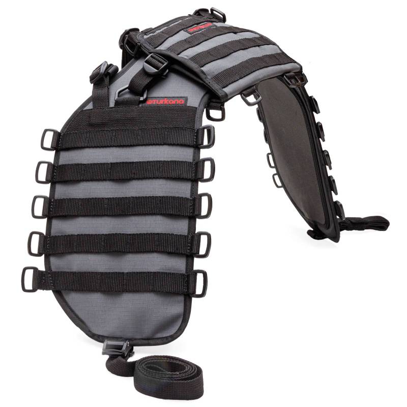 TurkanaGear madmule rackless motorcycle adventure enduro panniers angle width multiple adjustment possibilities