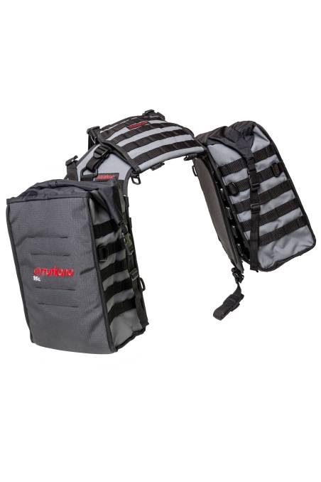 TurkanaGear madmule rackless motorcycle adventure enduro panniers modular add multiple size shape Trekbags