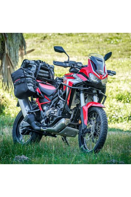 Turkana Gear MadMules Soft Luggage on the Honda Africa Twin CRF1100 Enduro