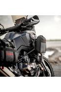 Bushbaby 3l Molle pouch frame bag, pannier frames additional storage on motorcycle.Super strong and tough lifetime luggage