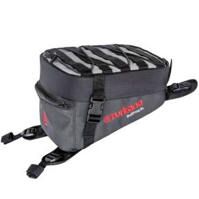 Bullfrog 8L tank bag Turkana motorcycle protective padded non scratch bottom.
