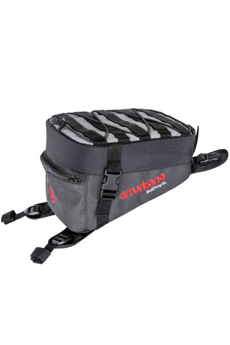 Bullfrog 8L tank bag Turkana motorcycle protective padded non scratch bottom.