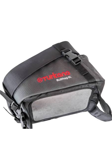 Bullfrog 8L tank bag Turkana motorcycle protective padded non scratch bottom.