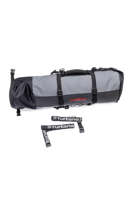 Turkana TurtleTrunk™ is the toughest roll-top waterpoof stuff sack tie down straps. Motorbikes, ATVs, kayaks, yachts.